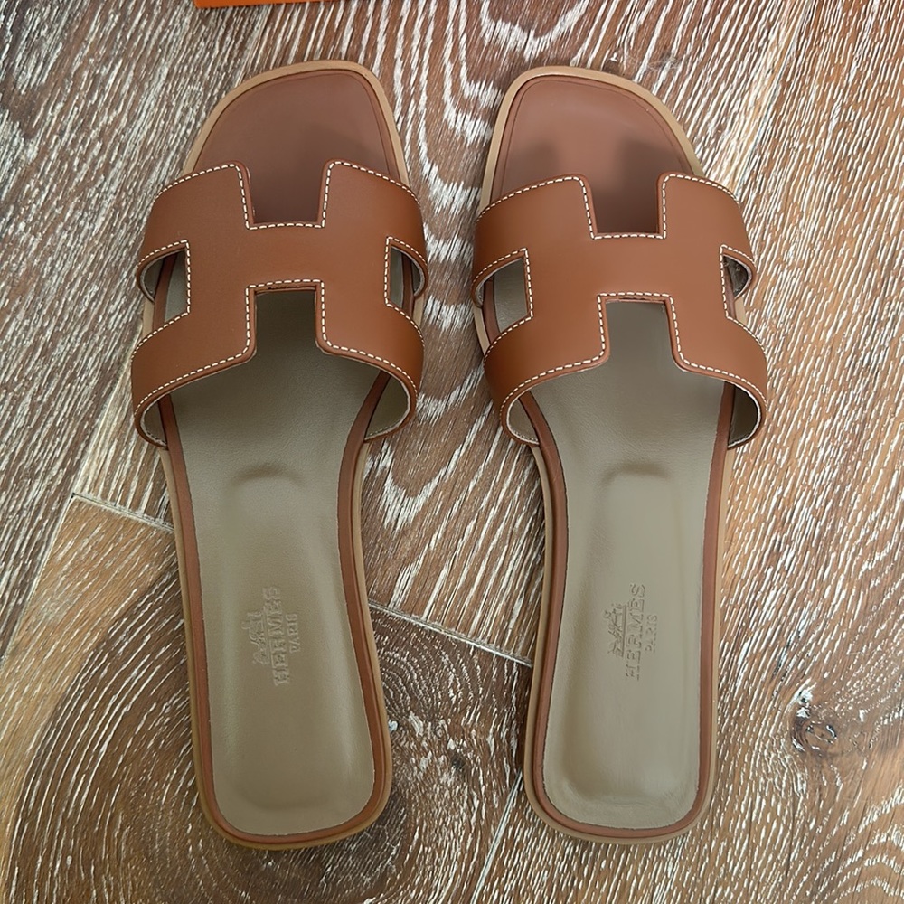 Hermes Oran sandals NIB 37.5